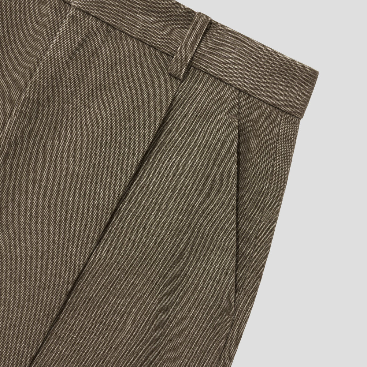 Merely Washed Canvas Flared Pants