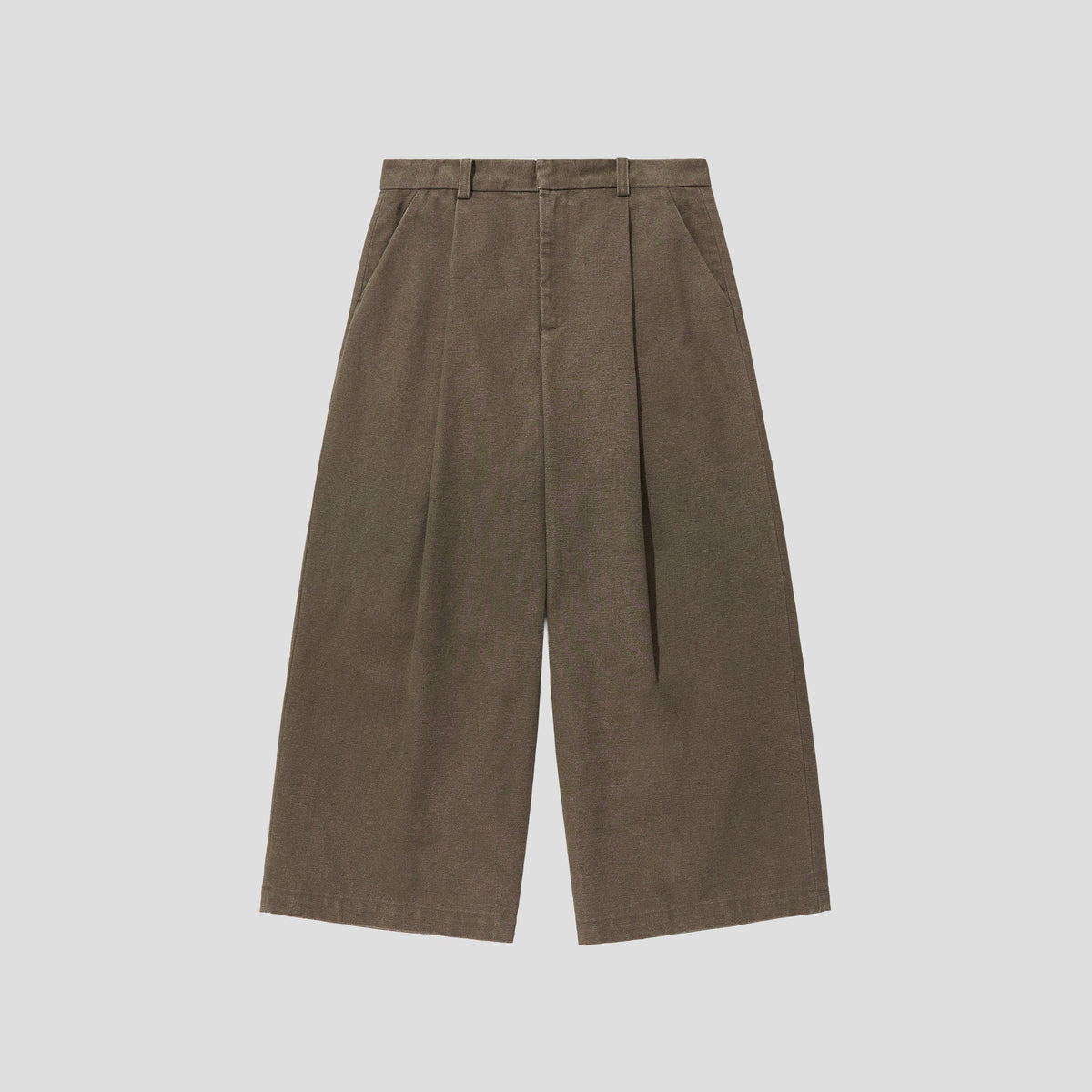 Merely Washed Canvas Flared Pants