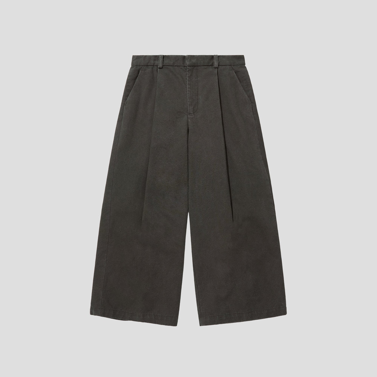 Merely Washed Canvas Flared Pants