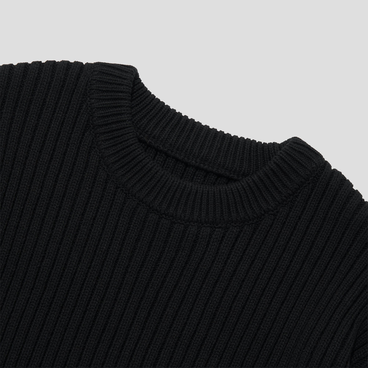 Merely Snug Cotton Melange Blouson Sweater