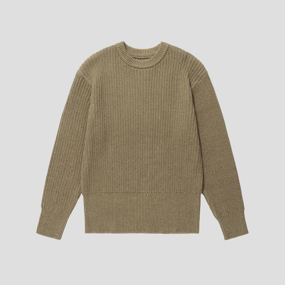 Merely Snug Cotton Melange Blouson Sweater