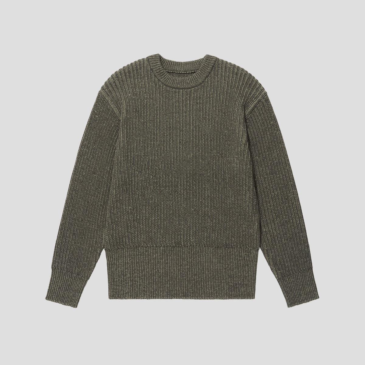 Merely Snug Cotton Melange Blouson Sweater