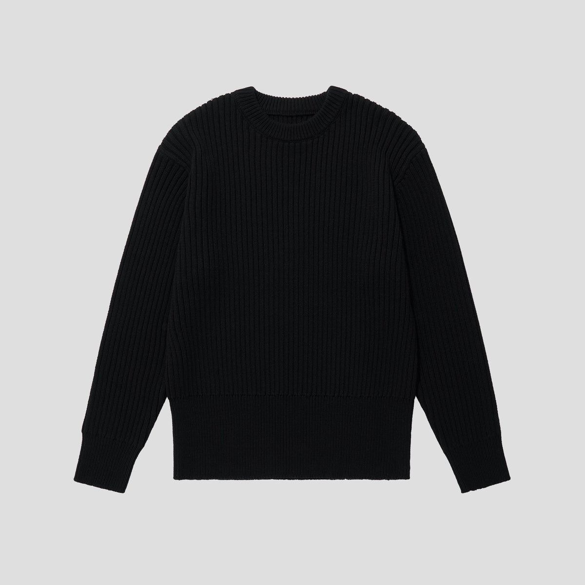 Merely Snug Cotton Melange Blouson Sweater