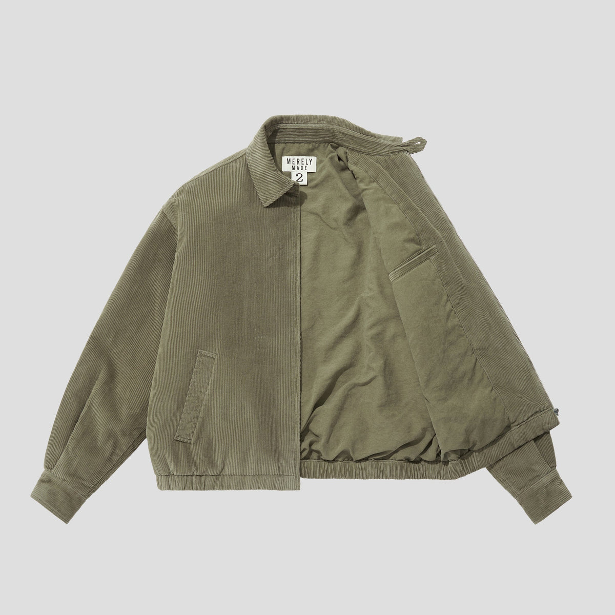 Merely Washed Corduroy Zip-Up Jacket