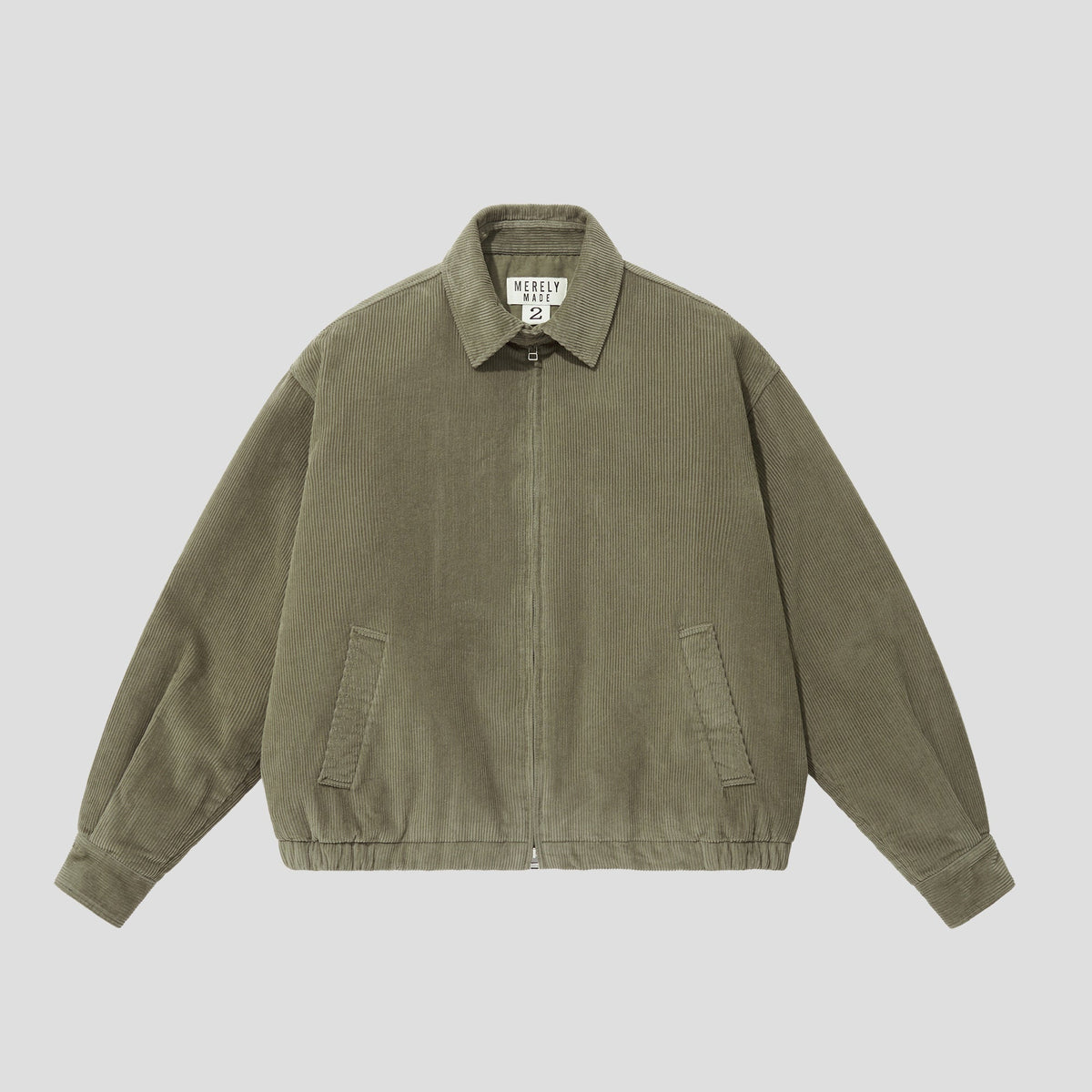 Merely Washed Corduroy Zip-Up Jacket