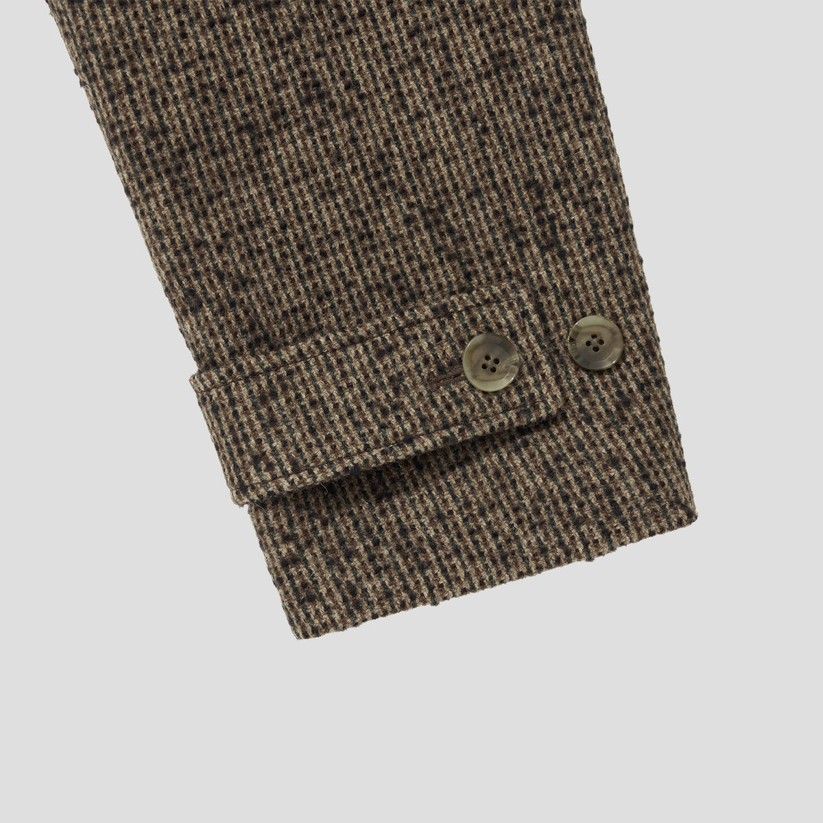 Merely Casentino Wool Check Gurkha Coat