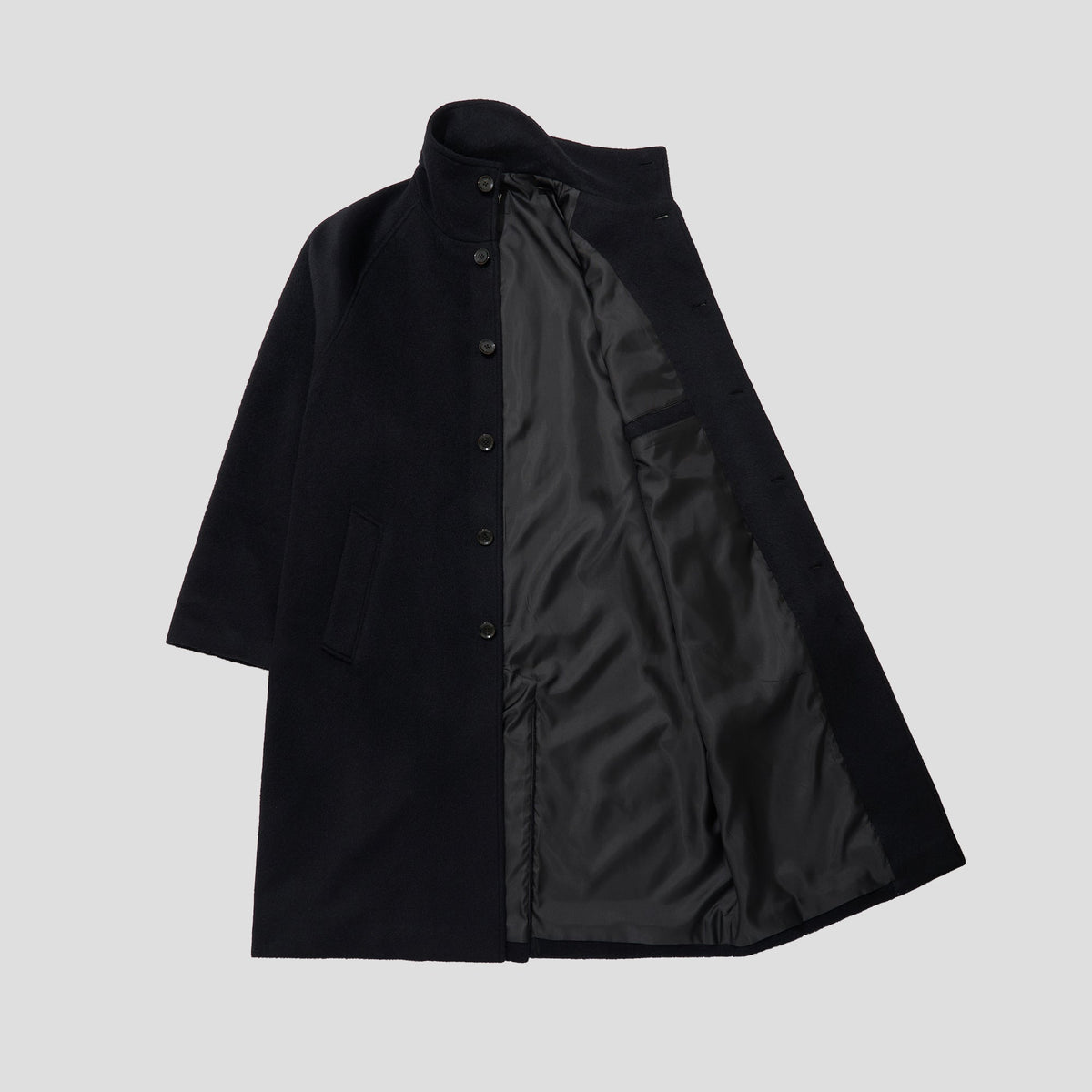 Merely Wool Flannel Raglan Coat