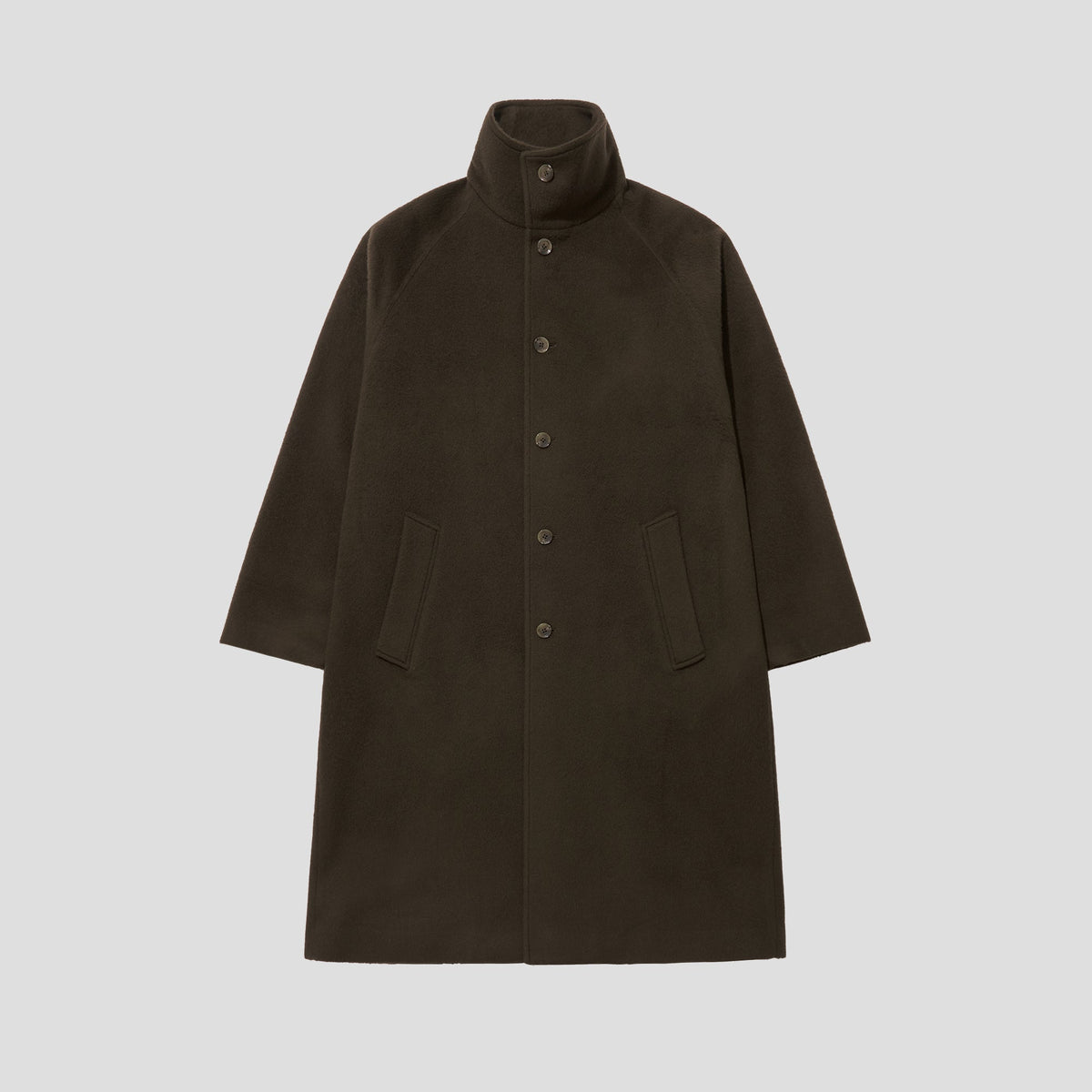 Merely Wool Flannel Raglan Coat