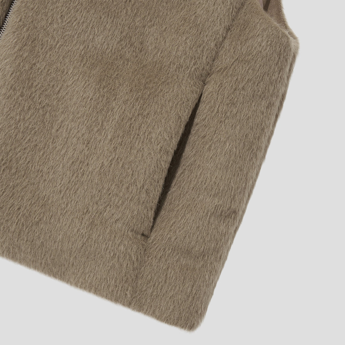 Merely Suri Alpaca Inuit Fur Vest