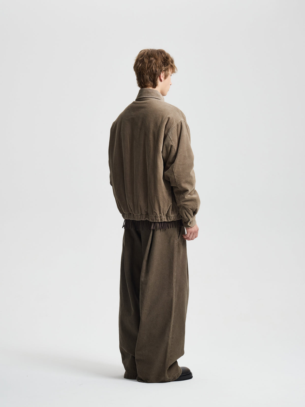 Merely Washed Corduroy Zip-Up Jacket
