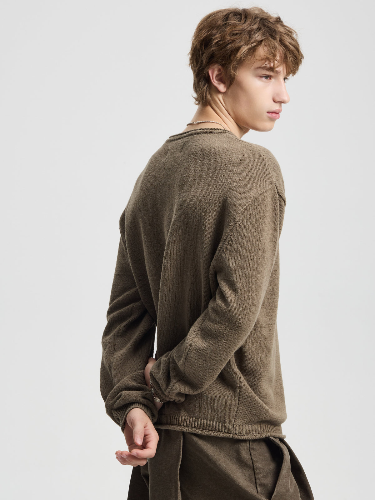Merely Vintage Washed Cotton Sweater