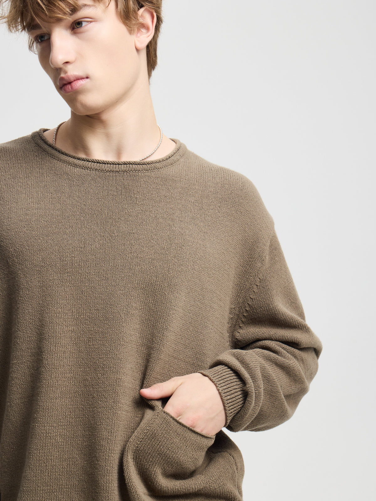 Merely Vintage Washed Cotton Sweater