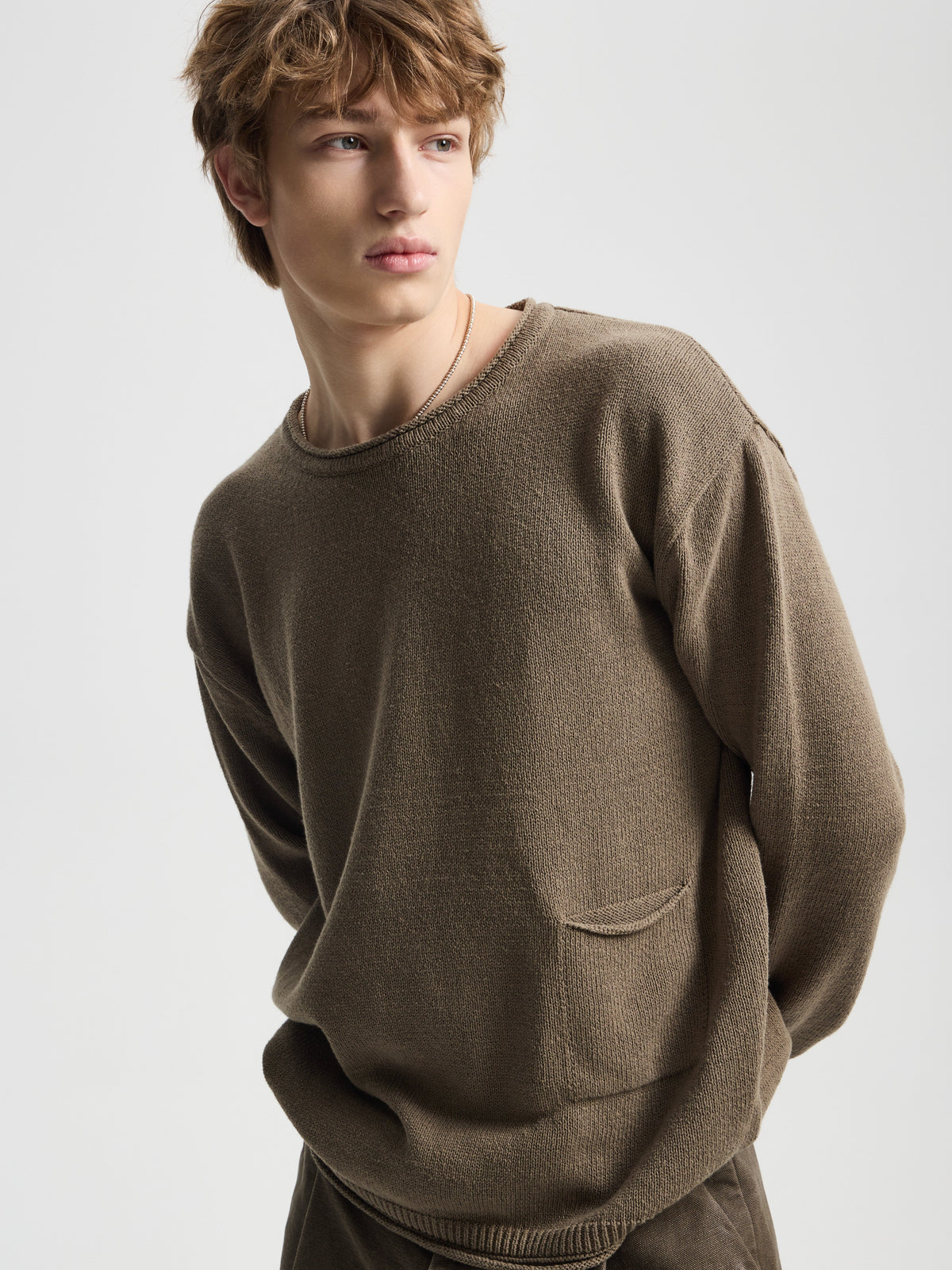 Merely Vintage Washed Cotton Sweater