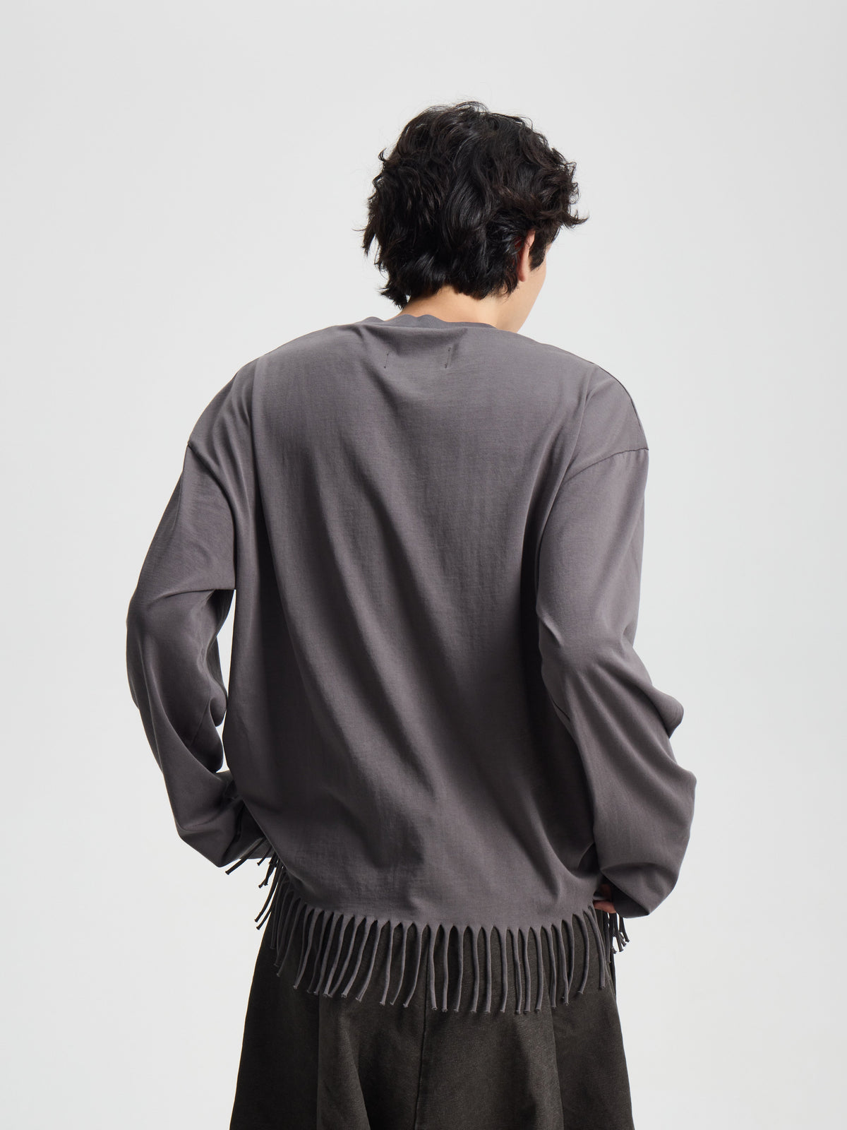 Merely Super Single Fringy Cropped Jersey