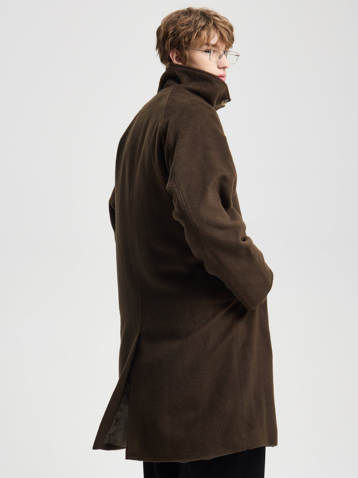 Merely Wool Flannel Raglan Coat