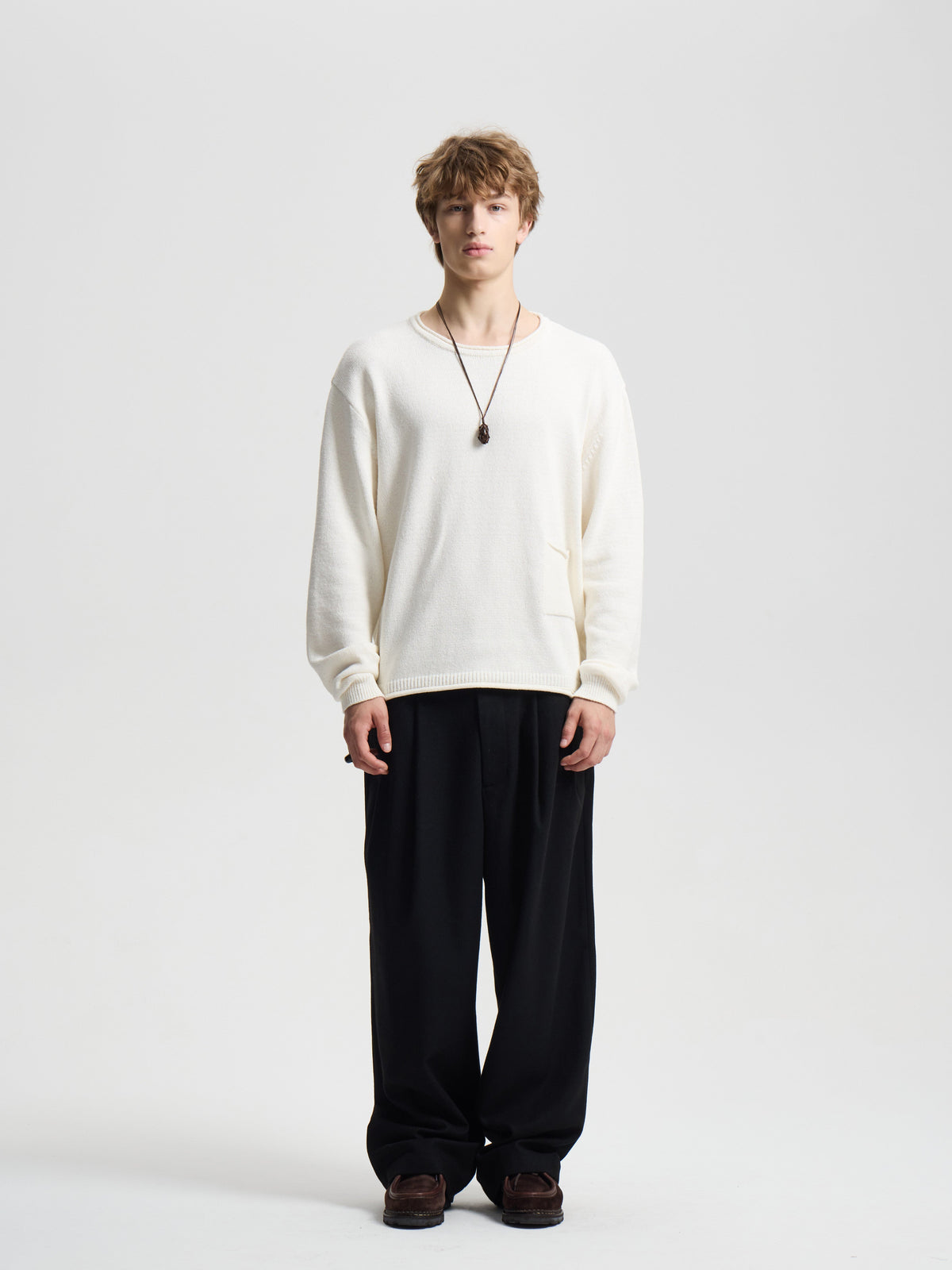 Merely Vintage Washed Cotton Sweater