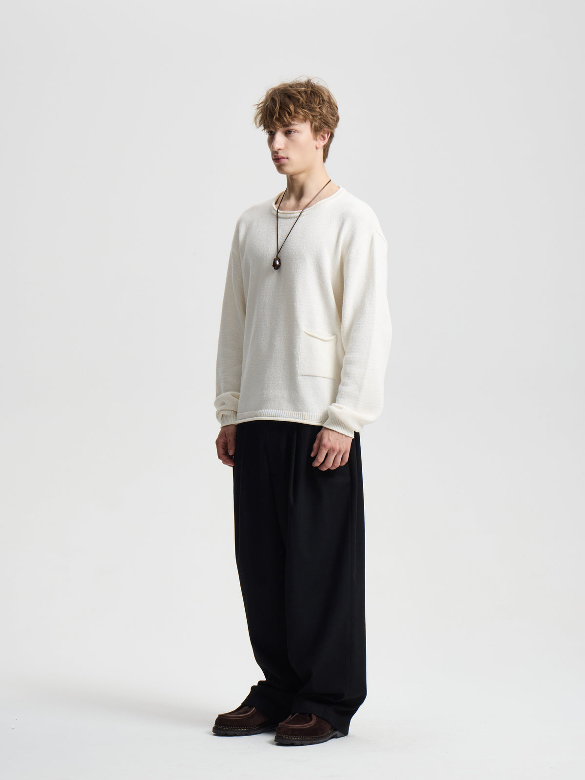 Merely Vintage Washed Cotton Sweater