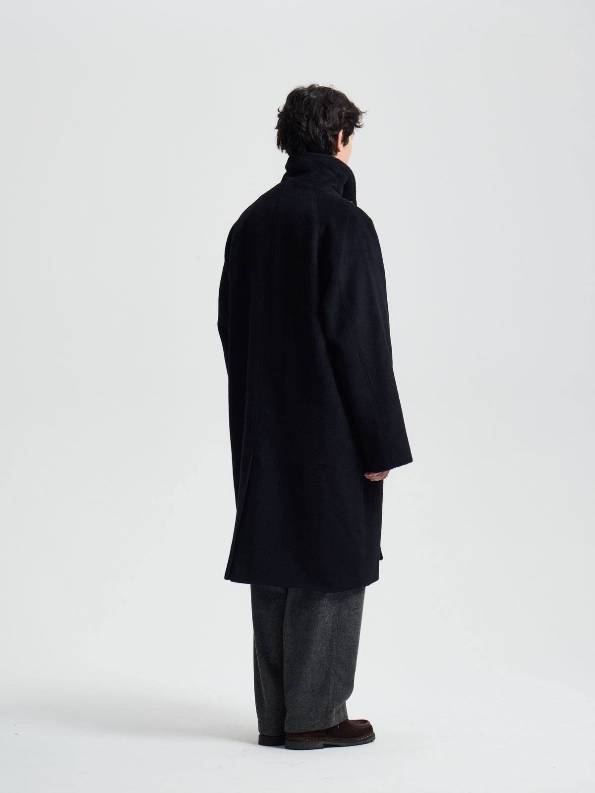 Merely Wool Flannel Raglan Coat