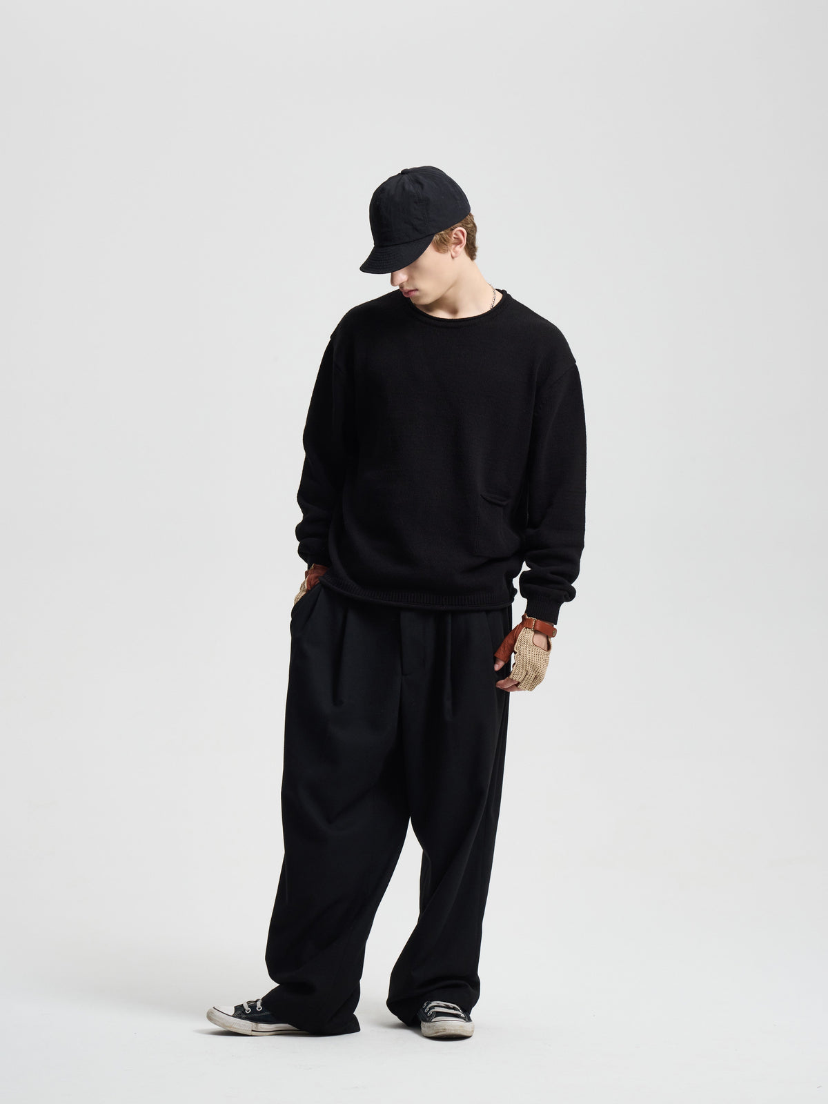 Merely Vintage Washed Cotton Sweater
