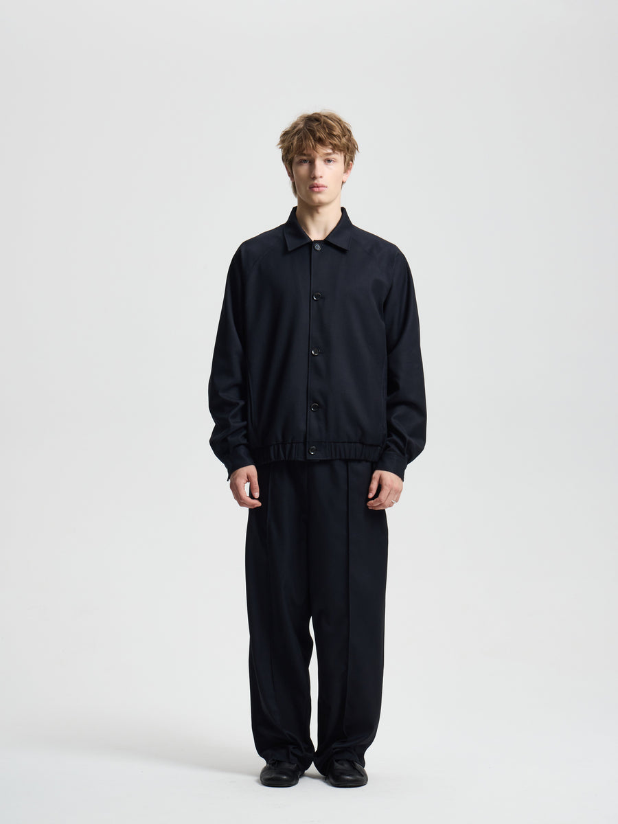 Merely Woolen Pintuck Slacks