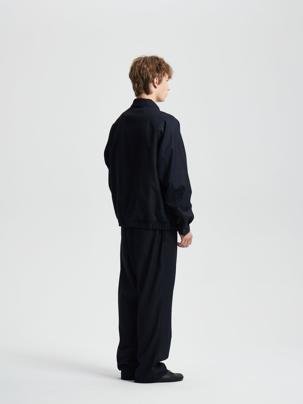 Merely Woolen Raglan Blouson