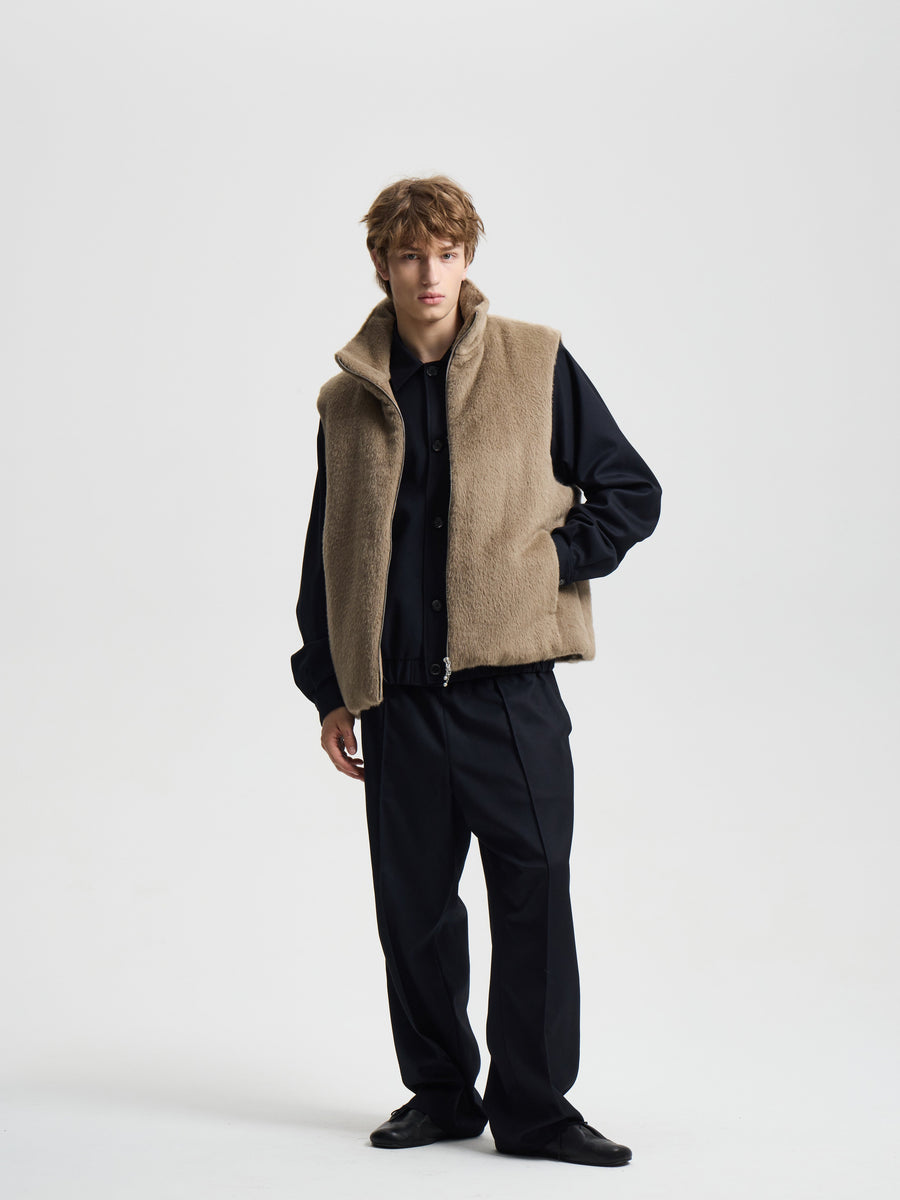 Merely Suri Alpaca Inuit Fur Vest