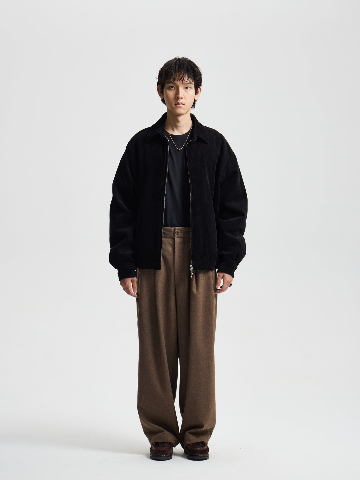 Merely Washed Corduroy Zip-Up Jacket