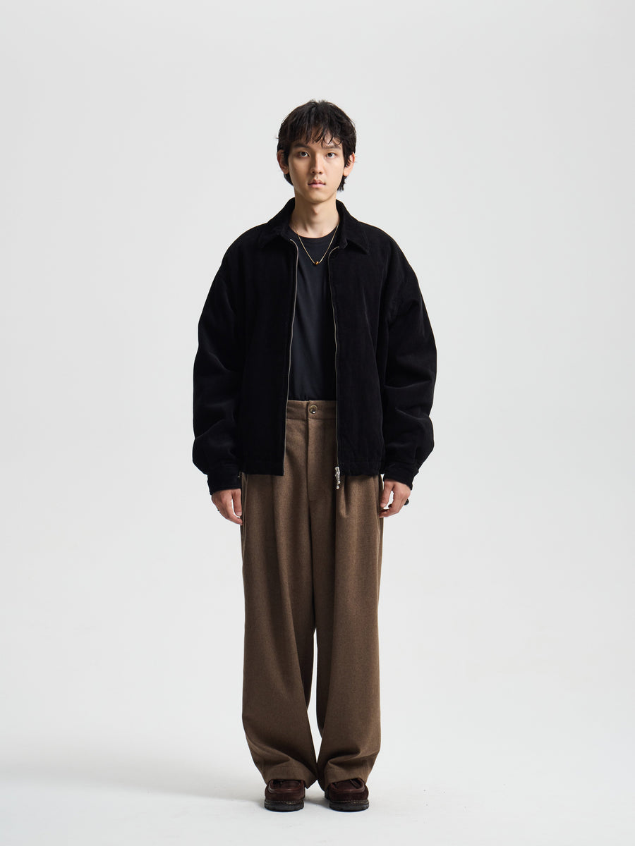 Merely Washed Corduroy Zip-Up Jacket