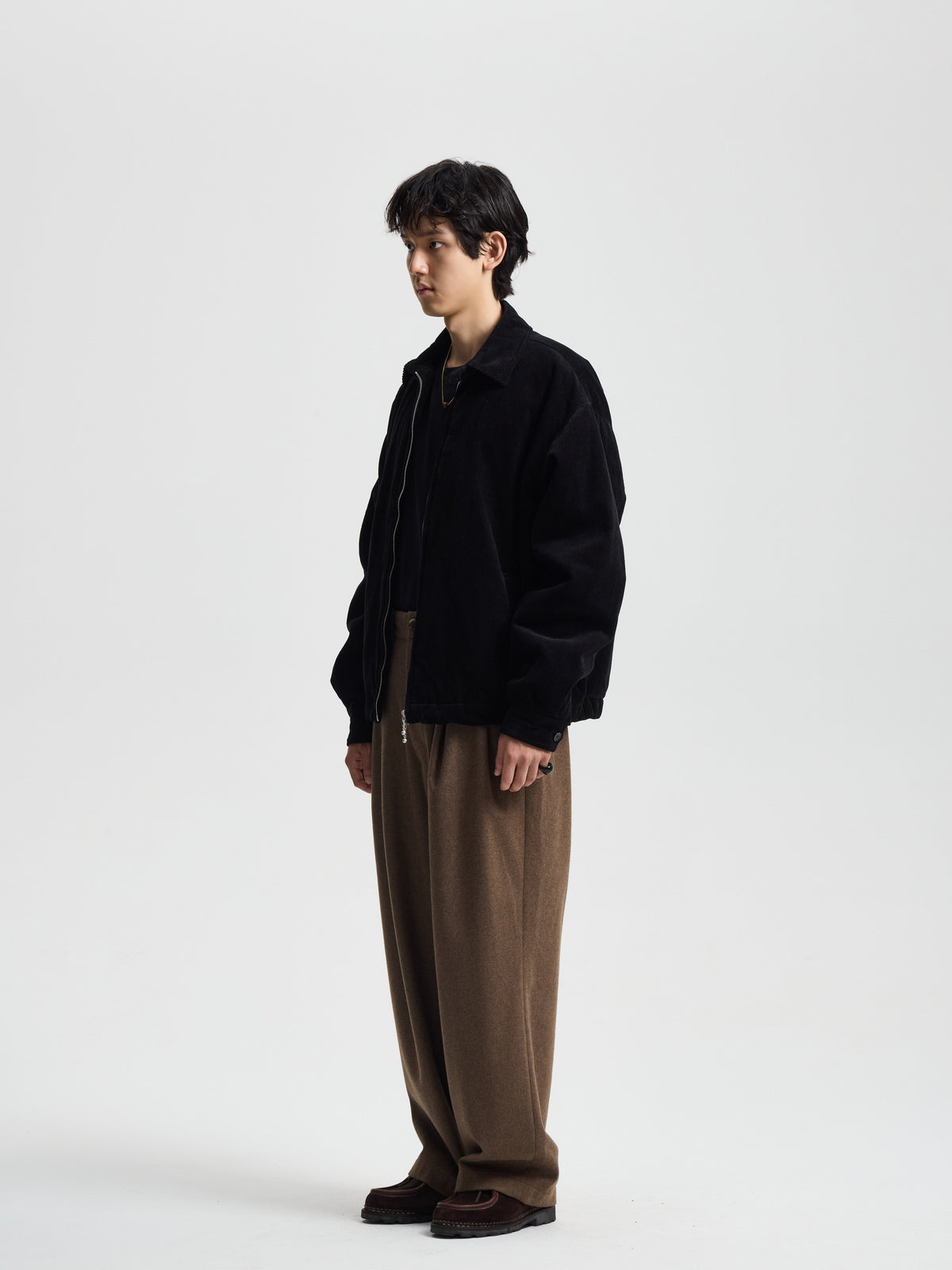 Merely Washed Corduroy Zip-Up Jacket