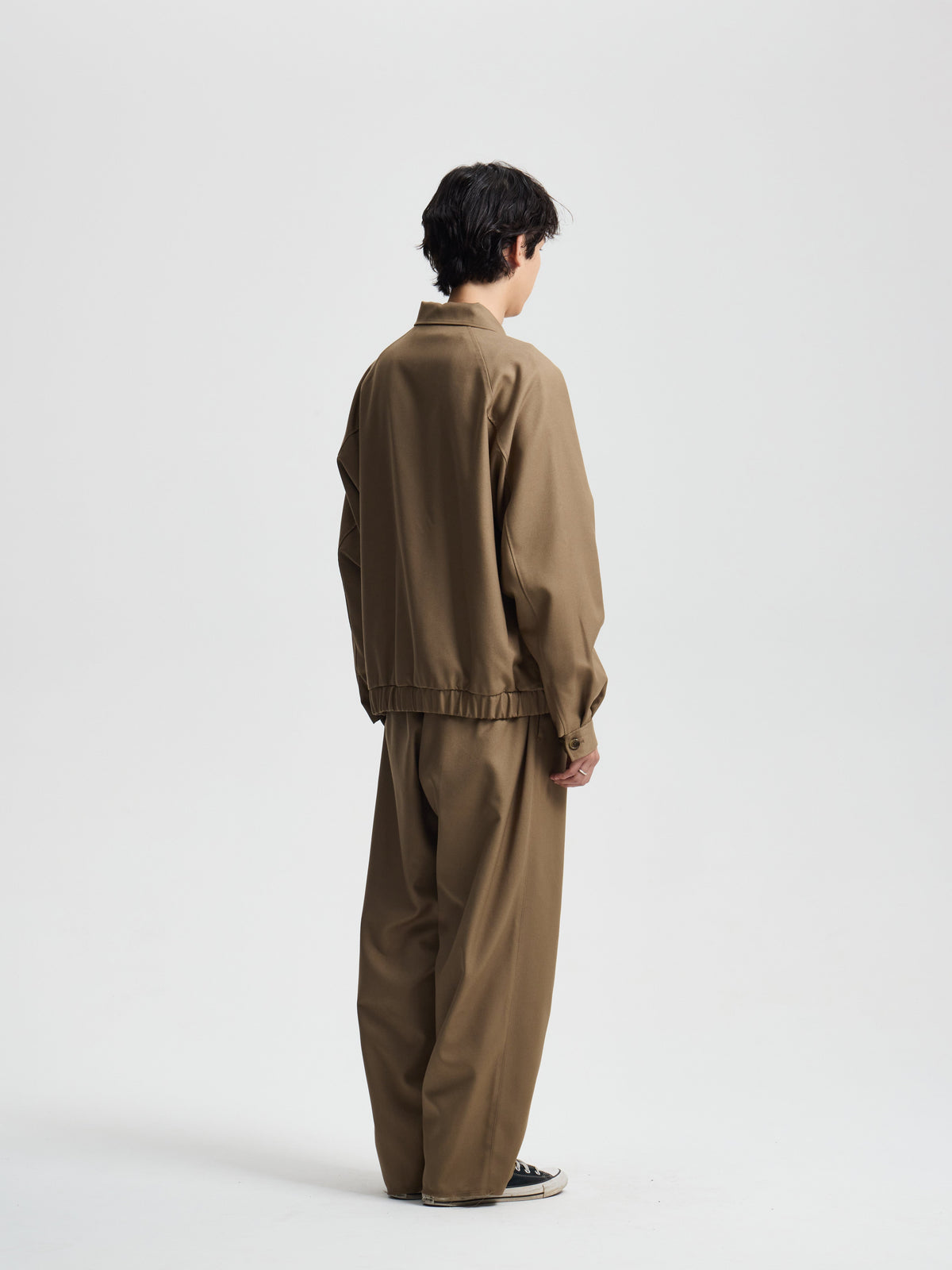 Merely Woolen Raglan Blouson