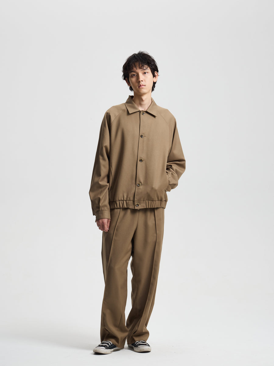 Merely Woolen Raglan Blouson